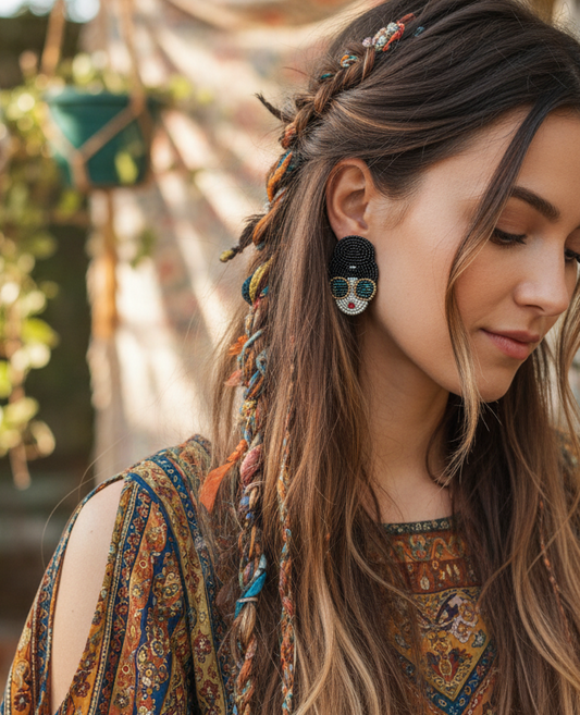 Indiriva Beaded Diva Earrings