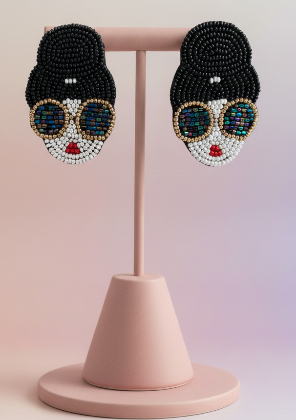 Indiriva Beaded Diva Earrings