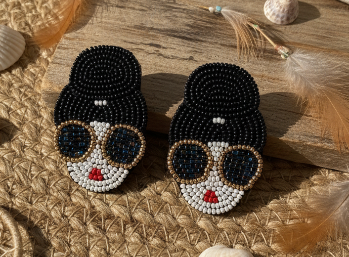 Indiriva Beaded Diva Earrings