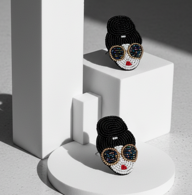 Indiriva Beaded Diva Earrings