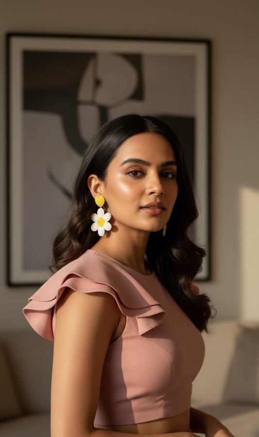 Indiriva Bohemian Daisy Earrings