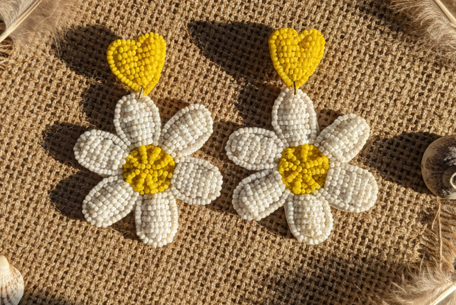Indiriva Bohemian Daisy Earrings