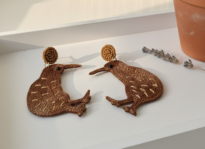 Indiriva Kiwi Charm Earrings