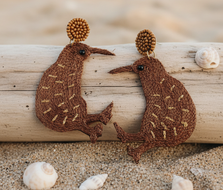 Indiriva Kiwi Charm Earrings