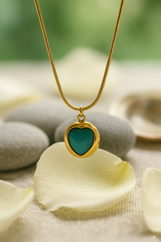 Indiriva Lumine Heart| Aquamarine blue