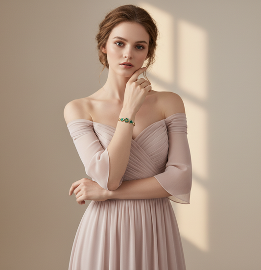 Indiriva Opulent Clover Charm Bracelet