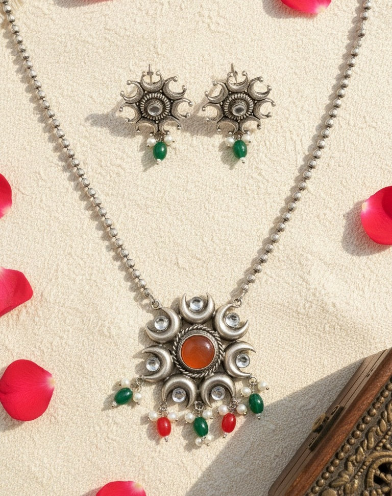 Indiriva Aarohi Moonstone Set