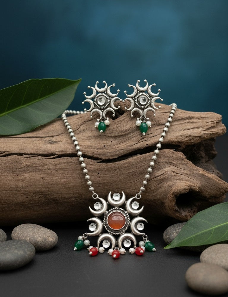 Indiriva Aarohi Moonstone Set