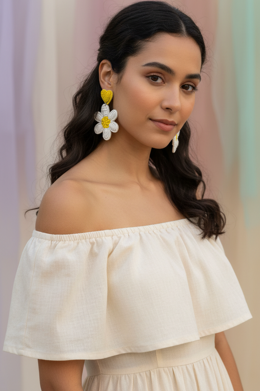 Indiriva Bohemian Daisy Earrings