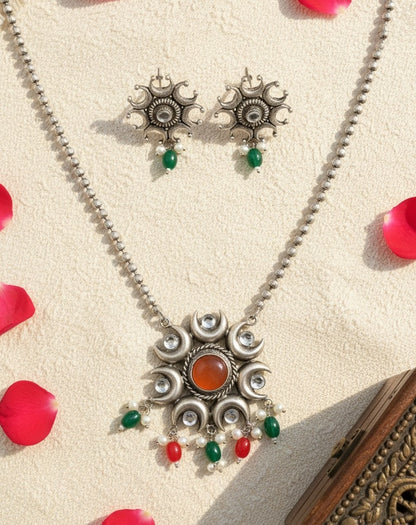 Indiriva Aarohi Moonstone Set